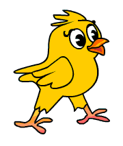 анимация хождения цыпленка для компьютерной игры